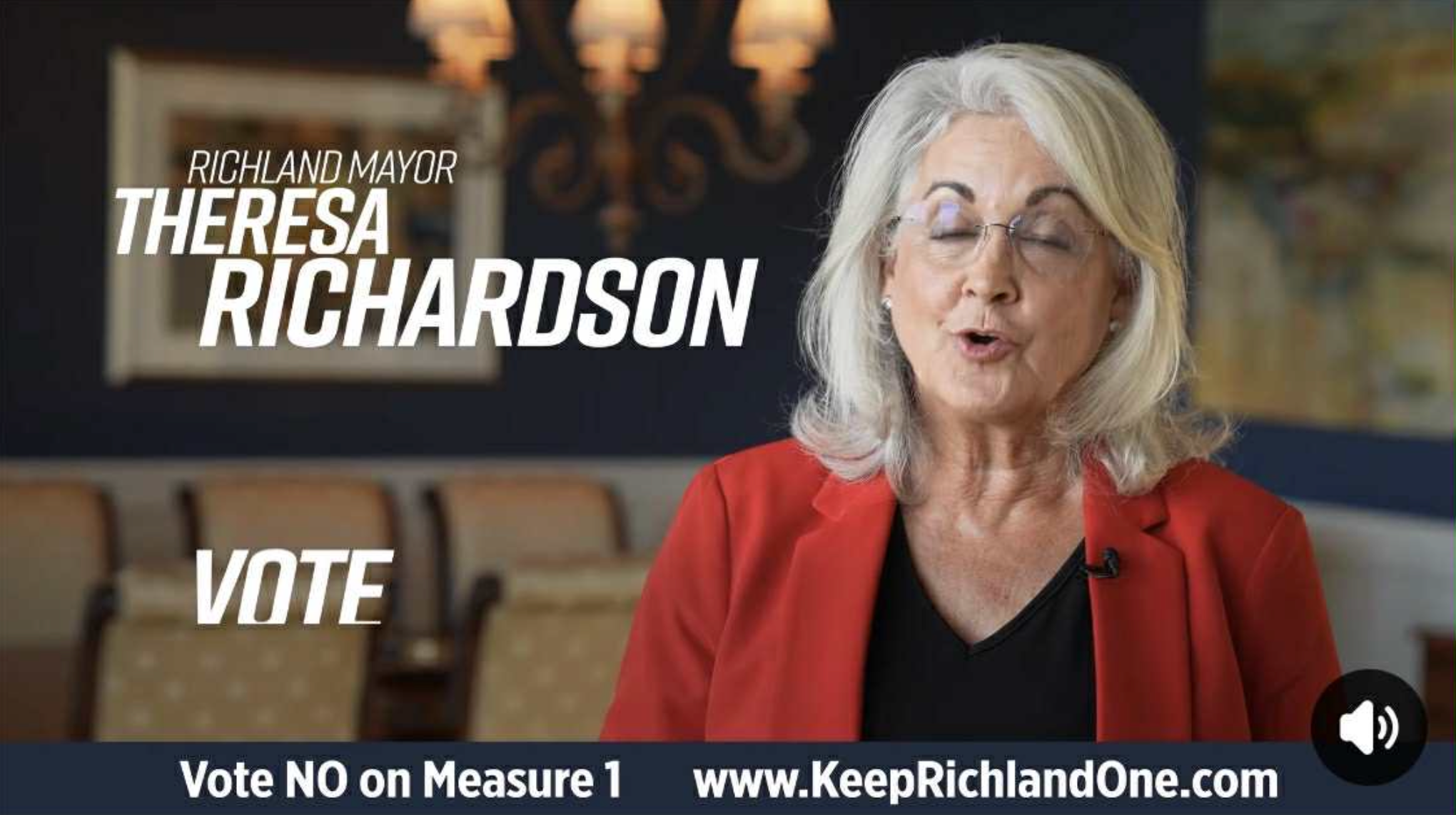 Theresa Richardson video encouraging voting against districts